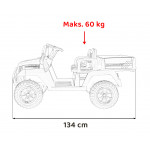 Elektrická Bugina - Buggy Champion Pick-up - čierna